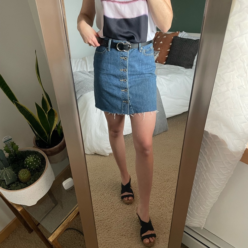 SOLD- Lucky brand denim skirt